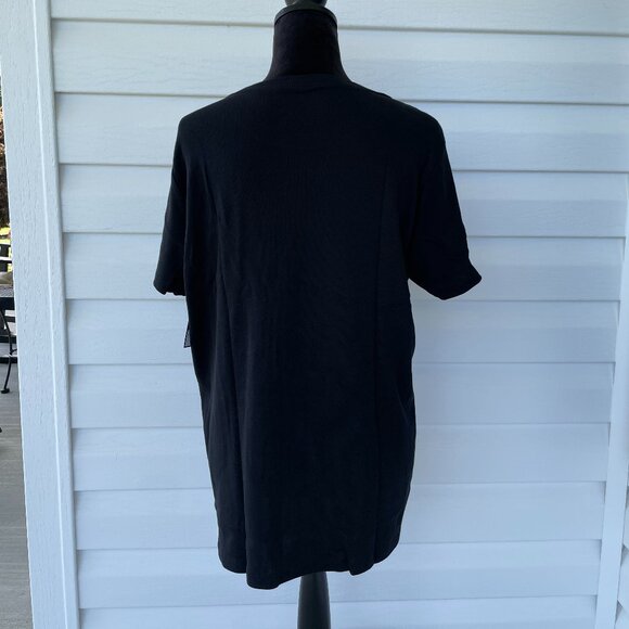 NWT EDDIE BAUER Women's Favorite Short-Sleeve Crewneck T-Shirt 2XL Black - Picture 4 of 4